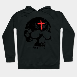 Hardcore Punk Eastern Orthodox Monk Skull Hoodie